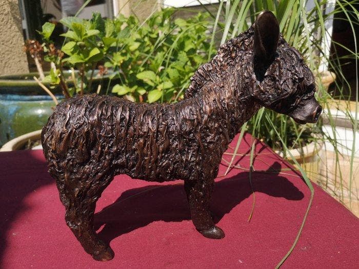 sculptuur, Donkey standing - 30 cm - Brons, Antiek en Kunst, Curiosa en Brocante