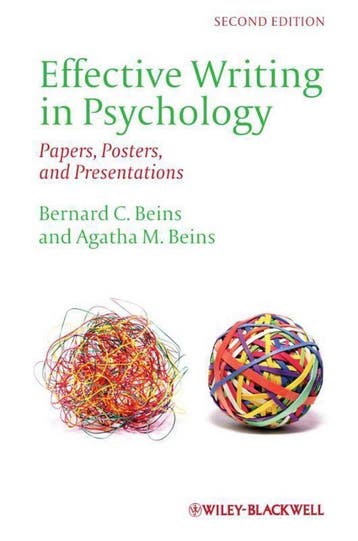 Effective Writing In Psychology - Bernard B. Beins, Verzenden, Gelezen, Bernard B. Beins