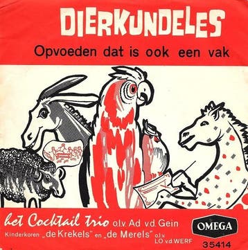 vinyl single 7 inch - Het Cocktail Trio - Dierkundeles, Verzenden, Zo goed als nieuw, 7 inch, Pop
