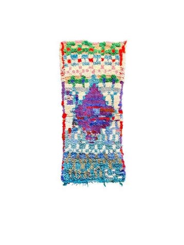 Tapis berbère marocain Boucherouite vintage - Vloerkleed -, Nieuw