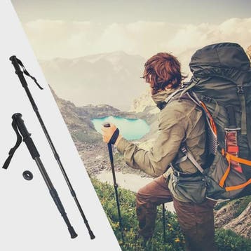 Trekkingstokken Set van 2 - Anti-Shock Aluminium, Telescopis, Verzenden, Nieuw