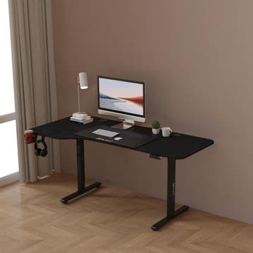 Game bureau Stryn zit sta elektrisch 160x60/75x72-117 cm zwa, Verzenden, Nieuw