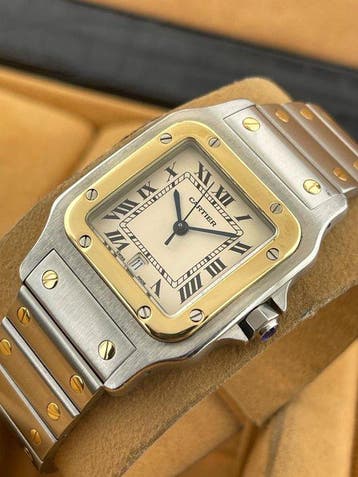 Cartier - Santos Galbée - 187901 - Heren - 2000, Nieuw