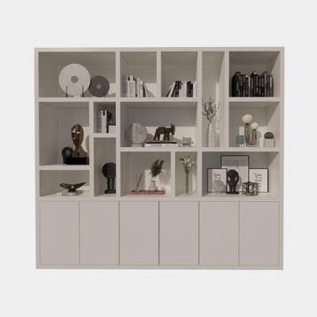 123Kast - Vakkenkast Madrid - 280x40x240 cm - 123Kast - esse, Verzenden, Nieuw