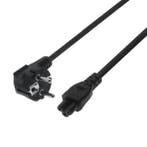 Flexibele C5 voedingskabel | ProCable | 0.5 meter (Haaks), Verzenden, Nieuw