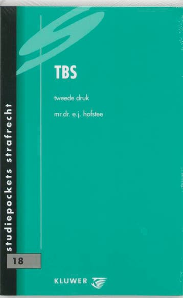 TBS / Studiepockets strafrecht / 18 - E.J. Hofstee, Verzenden, Gelezen, E.J. Hofstee