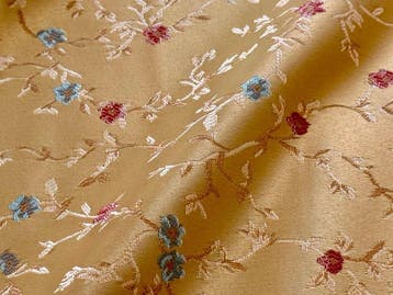 Exclusief GCFabrics – Jacquardstof met bloemmotief in San