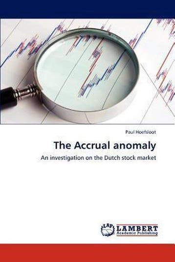 9783848440184 The Accrual anomaly Paul Hoefsloot, Verzenden, Nieuw, Paul Hoefsloot
