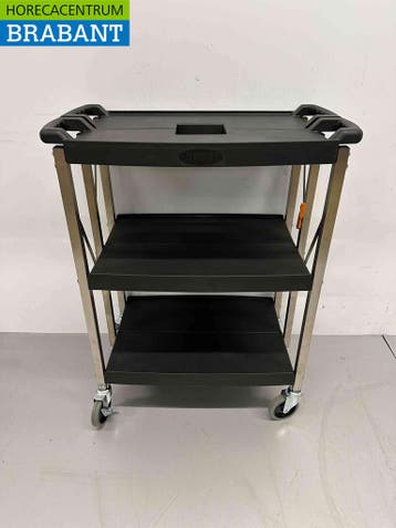 HCB Inklapbare Serveerwagen Serveertrolley 3 lagen 74 cm, Ophalen of Verzenden, Nieuw in verpakking