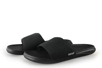 Reef Slippers in maat 45 Zwart, Slippers, Verzenden, Zwart, Zo goed als nieuw