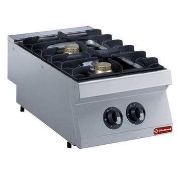 Diamond gasfornuis met 2 vuren, 2x 5,5 kW -TOP-, Verzenden, Nieuw in verpakking