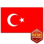 Turkse vlag goede kwaliteit - Turkije versiering, Ophalen of Verzenden, Nieuw