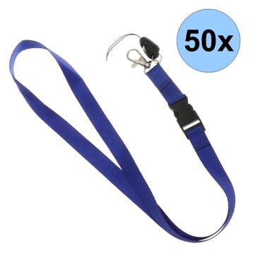 Fako Bijoux - Keycord - Lanyard - Sleutelkoord - Badgehouder, Verzamelen, Sleutelhangers, Verzenden, Nieuw