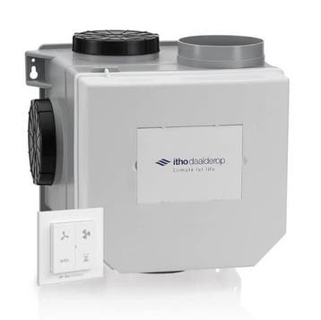 Itho Daalderop CVE-S ECO SP 425m³/h vochtsensor & RFT-N AUTO, Nieuw, Afzuiger