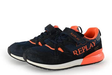 Replay Sneakers Jongens in maat 37 Blauw, Jongen of Meisje, Schoenen, Zo goed als nieuw, Verzenden