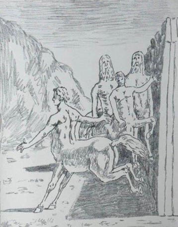 Giorgio De Chirico (1888-1978) - La famiglia dei Centauri