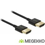 Delock 84773 high speed HDMI met extra dunne kabel, 2m, Verzenden, Nieuw