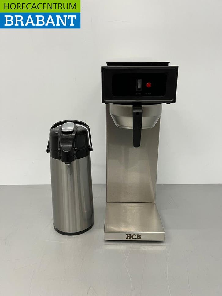 HCB RVS Koffiemachine Koffieautomaat 2,2 liter 230V Horeca, Zakelijke goederen, Horeca | Keukenapparatuur, Nieuw in verpakking