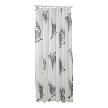 Douchegordijn Sealskin Birds 180x200 cm Polyester Zwart /, Ophalen of Verzenden, Nieuw