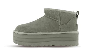 UGG Classic Ultra Mini Platform Boot Moss Green (Womens), Nieuw