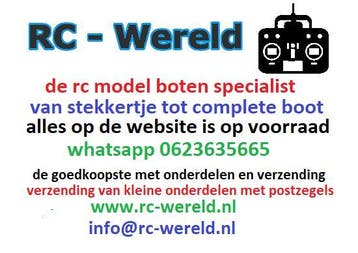 de rc boot modelbouw specialist alles uit voorraad geleverd!, Hobby en Vrije tijd, Modelbouw | Boten en Schepen, Nieuw