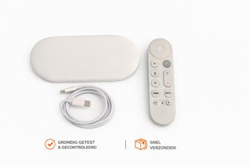 Google streamer 4K met Google TV, Audio, Tv en Foto, Mediaspelers, Verzenden, Zo goed als nieuw
