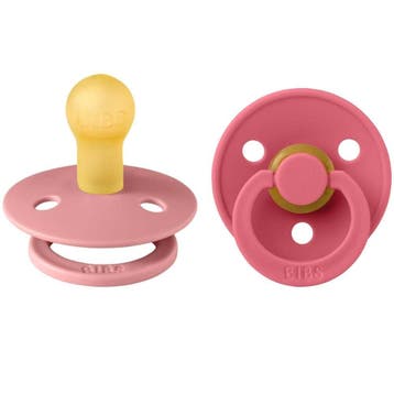 BIBS Colour 2 Pack - Dusty Pink/Coral Spenen Maat 1, Ophalen of Verzenden, Nieuw, Overige typen
