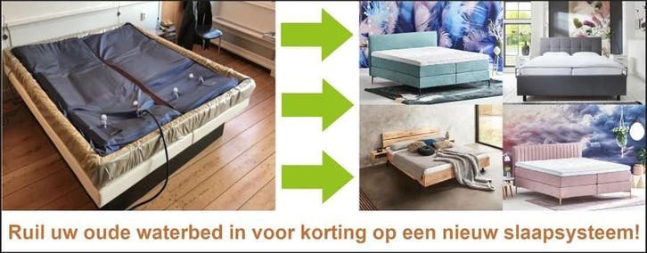 Waterbed inruilen, laten afvoeren? verhuizen?, Huis en Inrichting, Slaapkamer | Waterbedden, Nieuw