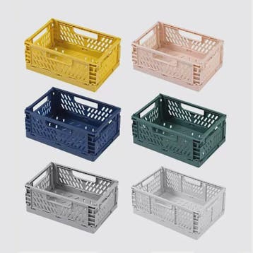 Opvouwbare Opbergkratten - Stapelbare Plastic Manden voor Th, Doe-het-zelf en Verbouw, Verzenden, Nieuw