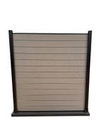 Modulair Schutting Composiet Licht Grijs 180x180 Cm (zonder, Tuin en Terras, Schuttingen, Nieuw