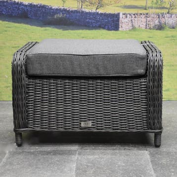 Toscane Bilbao premium voetenbank 60x74xH47 cm antraciet, Ophalen of Verzenden, Nieuw