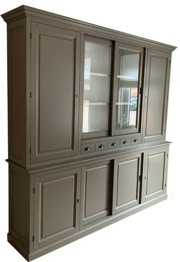 Buffetkast taupe Gieten 240 x 230cm, Huis en Inrichting, Kasten | Buffetkasten, Ophalen of Verzenden, Nieuw