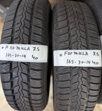 2x 165-70-14 Formula Winter 2x 7.5mm €40 Per Band 165 70 14, Ophalen, 14 inch, Gebruikt, Winterbanden