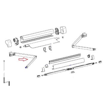 Thule 5102 Knikarm Links, Ophalen of Verzenden, Nieuw, Thule