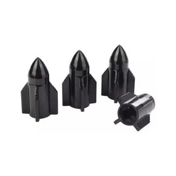 TT-products ventieldoppen Black Rockets aluminium 4 stuks, Ophalen of Verzenden, Nieuw