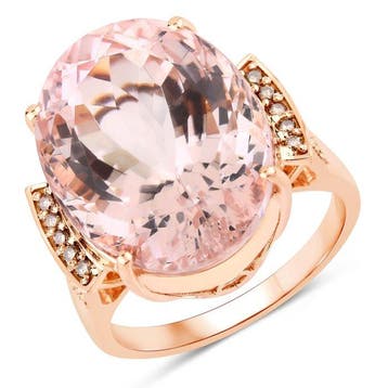 Zonder minimumprijs - Ring - 14 karaat Roségoud - 16.85ct., Nieuw