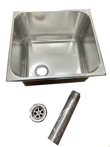 Inbouw spoelbak RVS 35x32.5 cm, Ophalen of Verzenden, Nieuw zonder verpakking