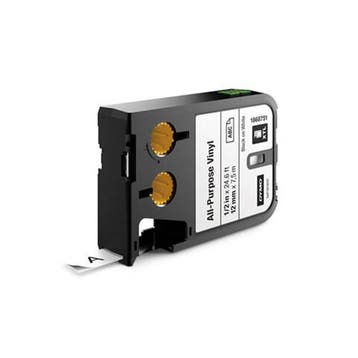 Dymo 1868751 XTL tape vinyl zwart op wit 12 mm (origineel), Computers en Software, Printerbenodigdheden, Verzenden, Nieuw, Printertape