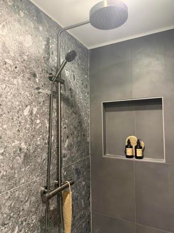 regendoucheset gun metal 0020 - 44, Doe-het-zelf en Verbouw, Ophalen, Nieuw, Douche