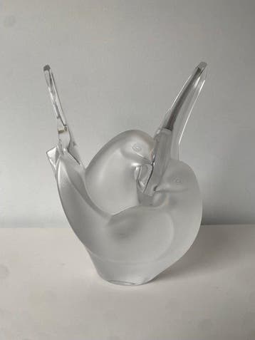 Lalique - Marc Lalique - Vaas - Sylvie - Kristal, Antiek en Kunst, Antiek | Glas en Kristal