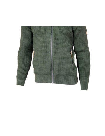 Ivanhoe trui Moritz full zip Loden Green - 100% wol - Groen, Verzenden, Nieuw, Groen