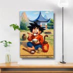 Makayhos - [Canvas] Little Warrior’s Feast – Kid Goku, Nieuw