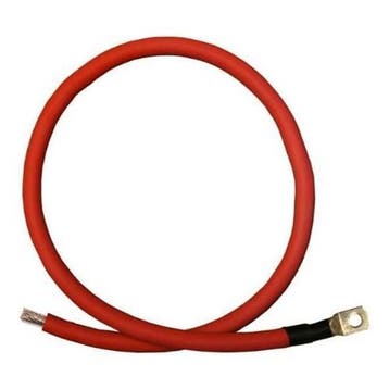 3 Meter 25Mm2 Rode Accukabel Met Oog Enkele Zijde M10, Verzenden