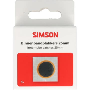 Simson Binnenbandpleisters 25 mm voor lekke fietsbinnenba..., Ophalen of Verzenden, Nieuw, Band