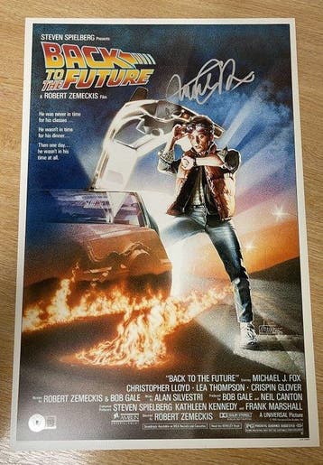 Back to the Future - Michael J. Fox Signed 18x12 Photo, Verzamelen, Film en Tv, Nieuw