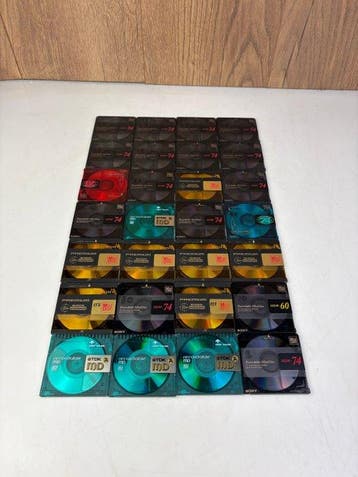Sony - Sony & TDK - 74 min Minidisc deck, Nieuw