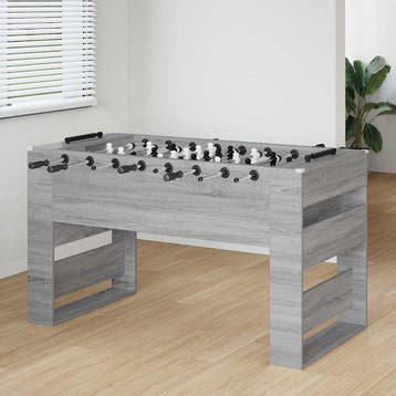 vidaXL Honkbaltafel Grijze Sonoma 146,5 x 74 x 85 cm Bewerkt, Verzenden, Nieuw