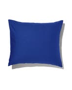 HEMA Kussensloop 60x70cm zacht katoen kobaltblauw, Verzenden, Nieuw, Blauw