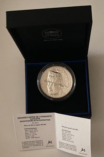 Frankrijk. 20 Euro 2021 Napoléon Ier Proof (Zonder
