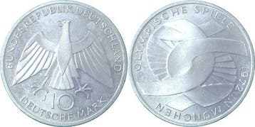 Duitsland Fehlpraegung 10 Dm 1972 J Lichtenrader Praegung..., Verzenden